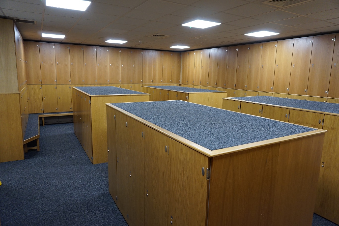 Locker room at Whitehaven Golf Club